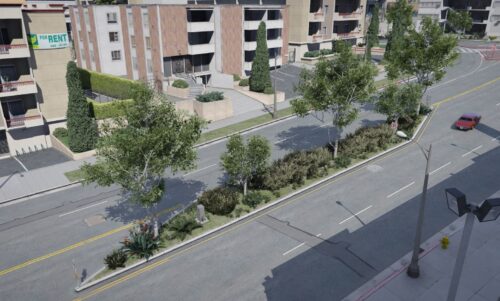 image Road Vegetation MLO